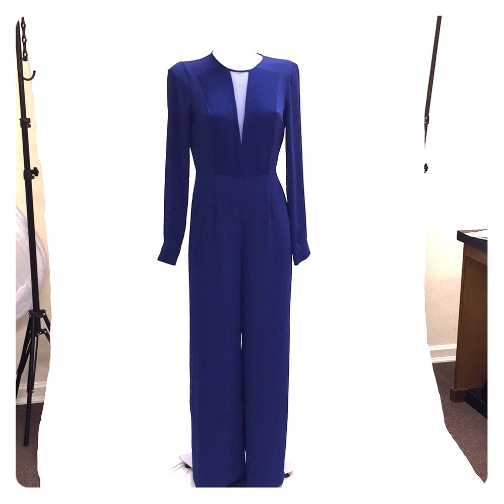 BCBGMaxAzria Royal Blue Jumpsuit